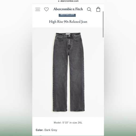 High Rise 90s Abercrombie & Fitch Jeans - Picture 4 of 4